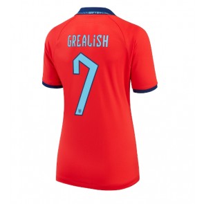 England Jack Grealish #7 Bortatröja Kvinnor VM 2022 Kortärmad